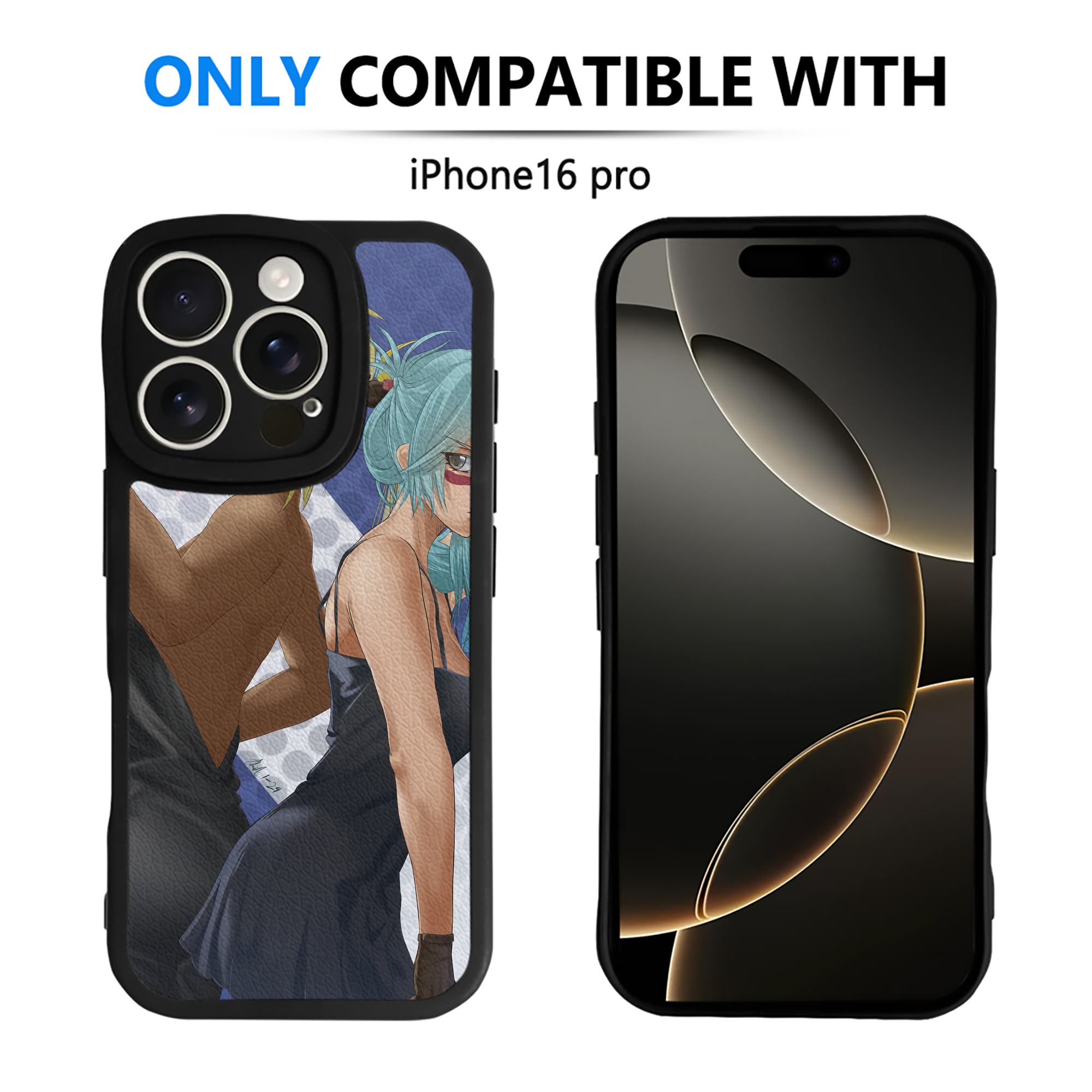 （画像用） ブリーチ BLEACH 【iPhone 16シリーズ対応】シリコンスマホケース（レザー調） 材質：シリコン